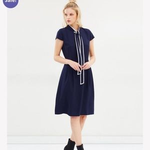 jCREW Blythe Tie-Neck Dress NWT